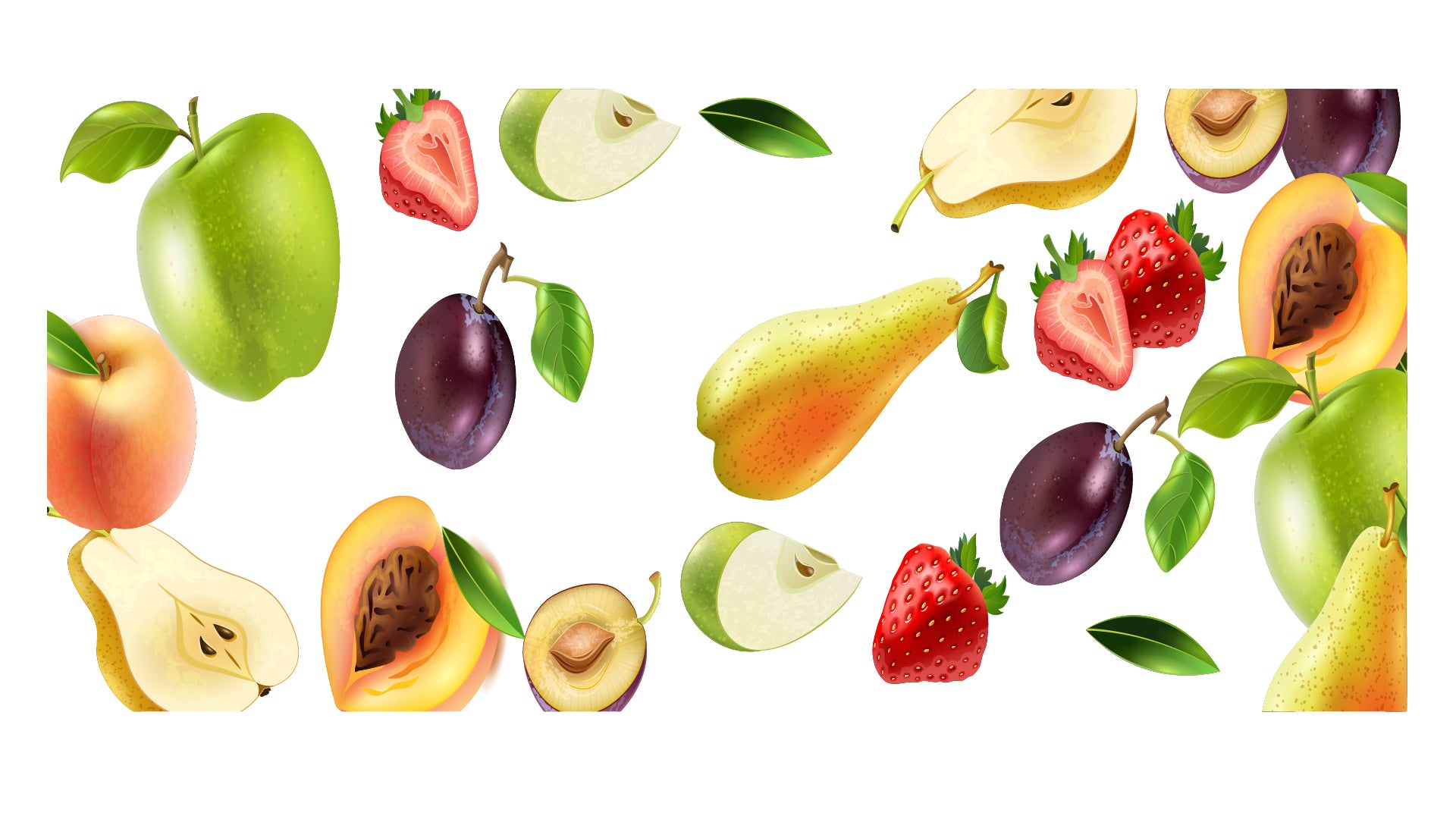 five designs of fruits and vegetables Stock Vector Image & Art - Alamy