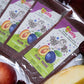 Plum Fruit Strip with Cute Bird